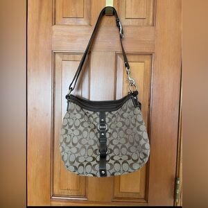 SOLD - COACH Chelsea Signature Duffle Shoulder Bag F14446